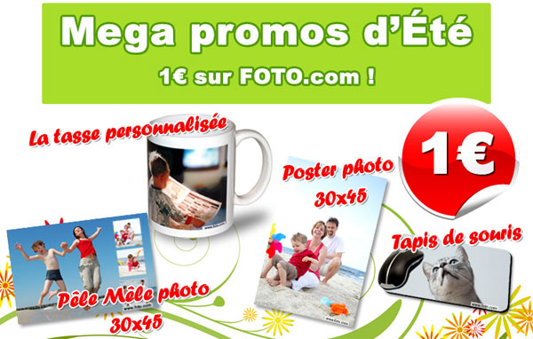 foto1euro Les produits de Foto.com à 1 €